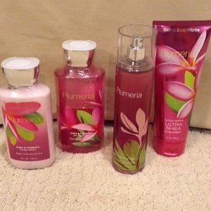 Bath & Body Works Plumeria Bundle